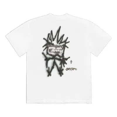 Travis Scott Whiteout T-shirt 'white'