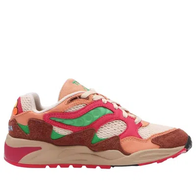 Saucony X Jae Tips Grid Shadow 2 'what's The Occasion? Wear To The Party' In Brown