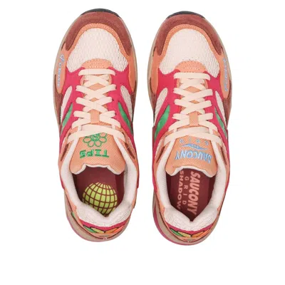 Saucony X Jae Tips Grid Shadow 2 'what's The Occasion? Wear To The Party' In Brown