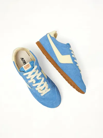 Autry Windspin Sneakers In Suede And Kyoto Leather And Rutabaga