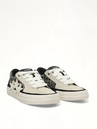 Amiri Starry Low Top Sneakers In White