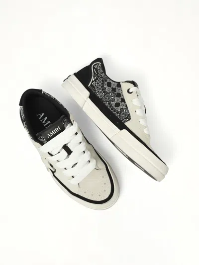 Amiri Starry Low Top Sneakers In White