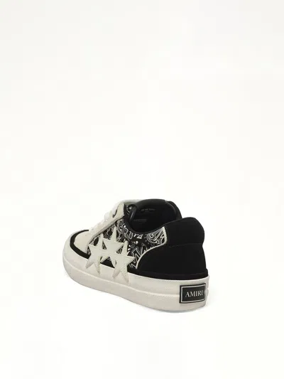 Amiri Starry Low Top Sneakers In White