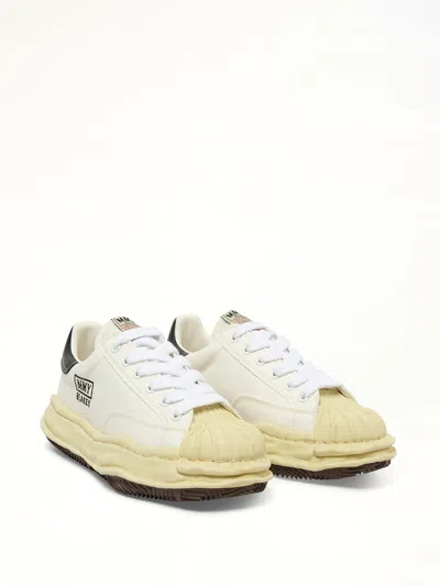 Miharayasuhiro Men's Blakey Og Vintage Leather Low Sneakers In White