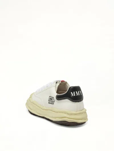 Miharayasuhiro Men's Blakey Og Vintage Leather Low Sneakers In White