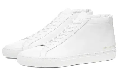 Common Projects Original Achilles Mid Leather Sneaker In White