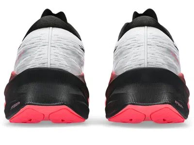 Asics Novablast 3 Wide 'white Black Electric Red' In Multi