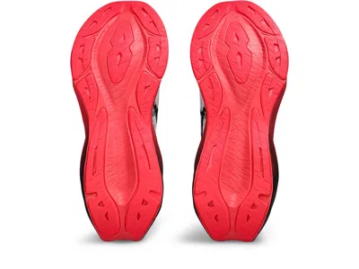 Asics Novablast 3 Wide 'white Black Electric Red' In Multi