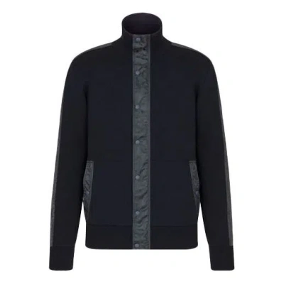 Dior Ss21 Oblique Embedded Weave Tech Jacket For Men Grey In Blue