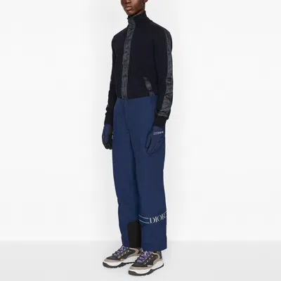 Dior Ss21 Oblique Embedded Weave Tech Jacket For Men Grey In Blue