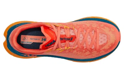 Hoka (wmns)  One One Tecton X 'camellia Blue Coral' In Multi
