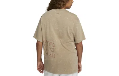Nike (wmns)  Fadeaway Logo Tee 'khaki' In Neutral