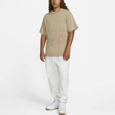 Nike (wmns)  Fadeaway Logo Tee 'khaki' In Neutral