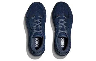 Hoka One One Clifton L Suede 'outer Space' In Black