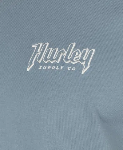 Hurley Men's Built Outline Short Sleeve T-shirt In Blue
