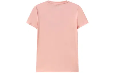Fila (wmns)  Logo Alphabet Sports Skin Friendly Short Sleeve Pink