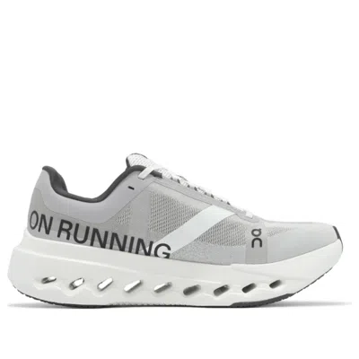 On (wmns)  Running Cloudsurfer Next Wide 'glacier White' In Gray