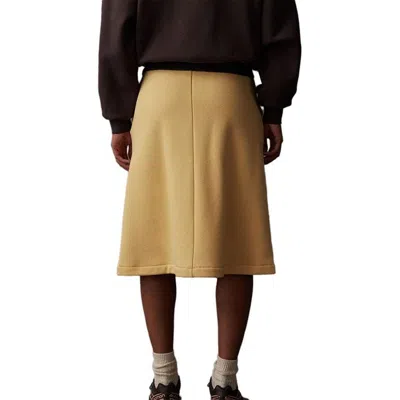 Essentials (wmns) Fear Of God  Ss23 Midi Skirt 'light Tuscan' In Yellow