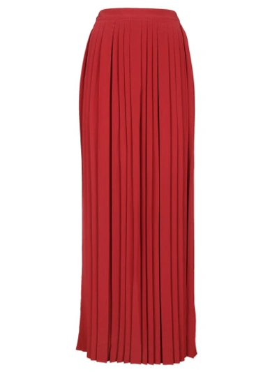 Shop Tory Burch Maxi Skirt In Red