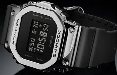 Casio G-shock Square 'black Silver'
