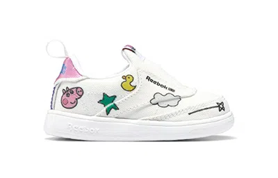 Reebok (td)  Peppa Pig X Club C Slip-on 4 Toddler 'play Dreamy' In Multi