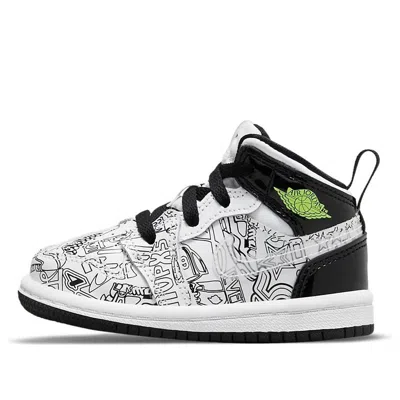 Air Jordan (td)  1 Mid Se 'diy' In White