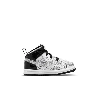 Air Jordan (td)  1 Mid Se 'diy' In White
