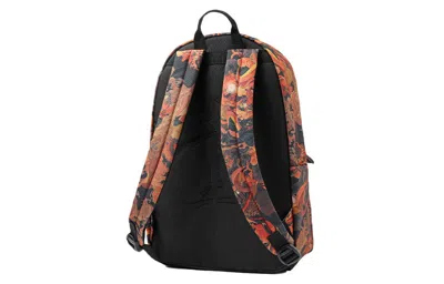 Li-ning Badfive Graphic Backpack 'orange Black' In Multi