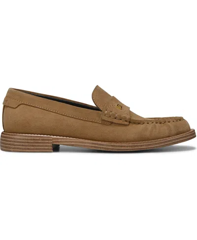 Franco Sarto Women's Yulisa Round Toe Penny Loafers In Brown