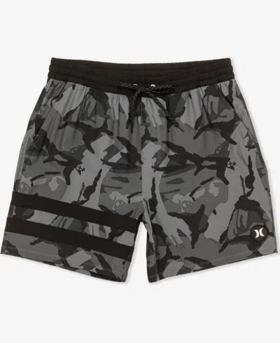 Hurley Men's Phantom Weekender Blocked Boardshorts In Black
