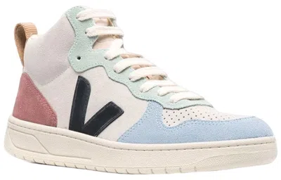 Veja V-15 High-top 'beige Light Blue Black' In Multi