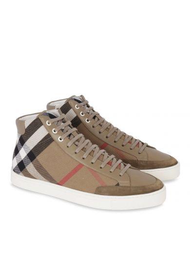 Burberry Olive Sneakers | ModeSens