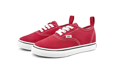 Vans (td)  Authentic Elastic Lace 'racing Red'