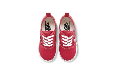 Vans (td)  Authentic Elastic Lace 'racing Red'