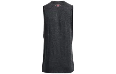 Under Armour Project Rock Property Of Tank 'black Red'