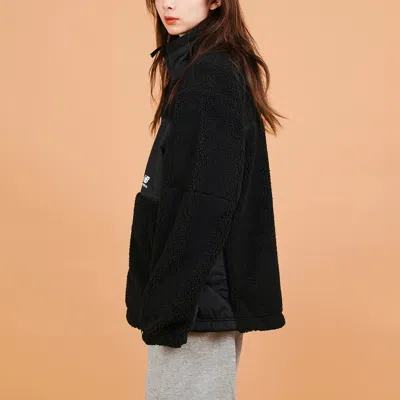 New Balance Lifestyle Cotton Warm Jacket 'black Grey'