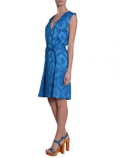 Shop Isabel Marant Sudley Dress In Blu