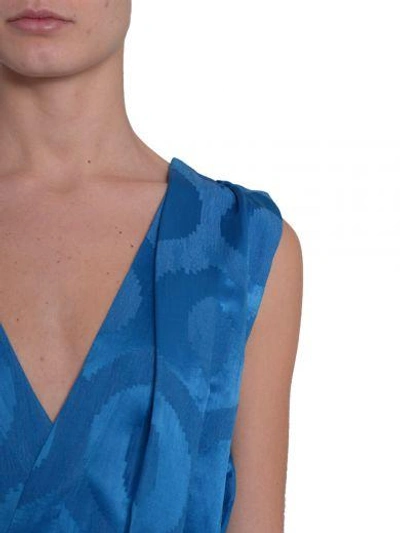 Shop Isabel Marant Sudley Dress In Blu