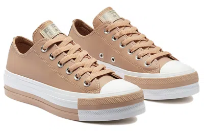 Converse (wmns)  Ctas Double Stack Lift Ox Salt Pink In Nude