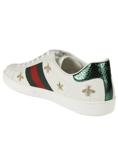 Gucci Ace Sneakers in White Leather ref.696467 - Joli Closet