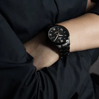 Casio Edifice Quartz Solar Powered Mens Black Analog/digital Combo