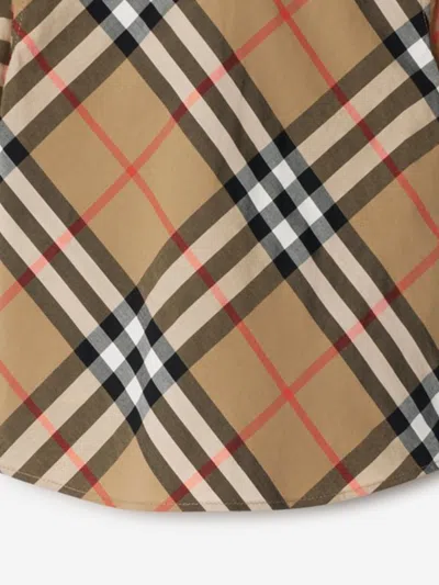 Burberry Baby Boys Owen Essential Check Shirt In Brown