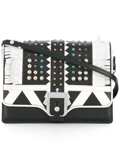 Shop Paula Cademartori Studded Shoulder Bag