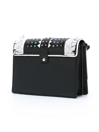 Shop Paula Cademartori Studded Shoulder Bag