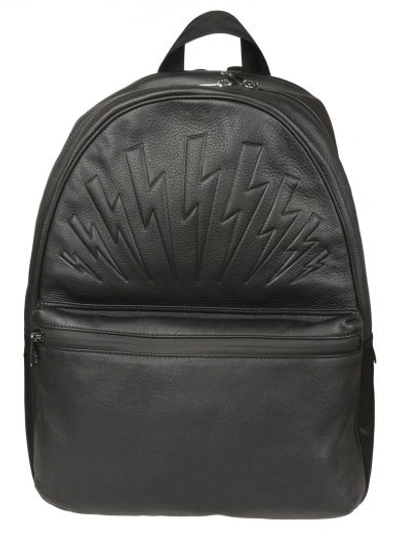 Shop Neil Barrett Thunderbolt Backpack In Black