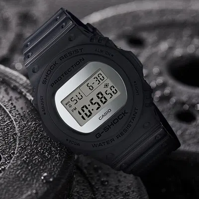 Casio G-shock Digital 'black Silver'