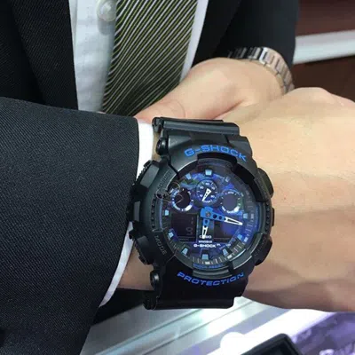Casio G-shock Analog-digital 'black Blue'