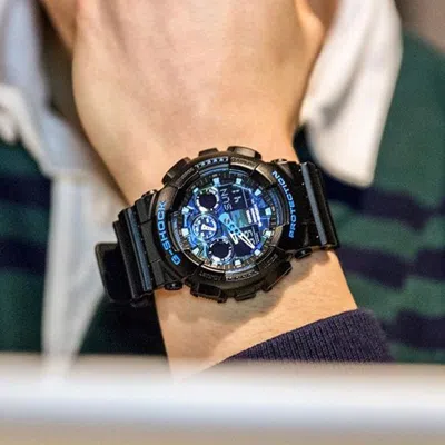 Casio G-shock Analog-digital 'black Blue'