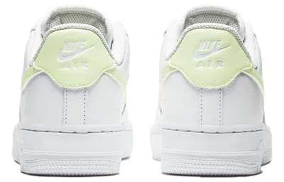 Nike Air Force 1 Low "white/barely Volt" Sneakers In White