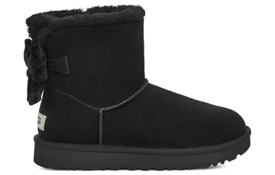 Ugg Mini Bailey Bow Ii Boots In Black